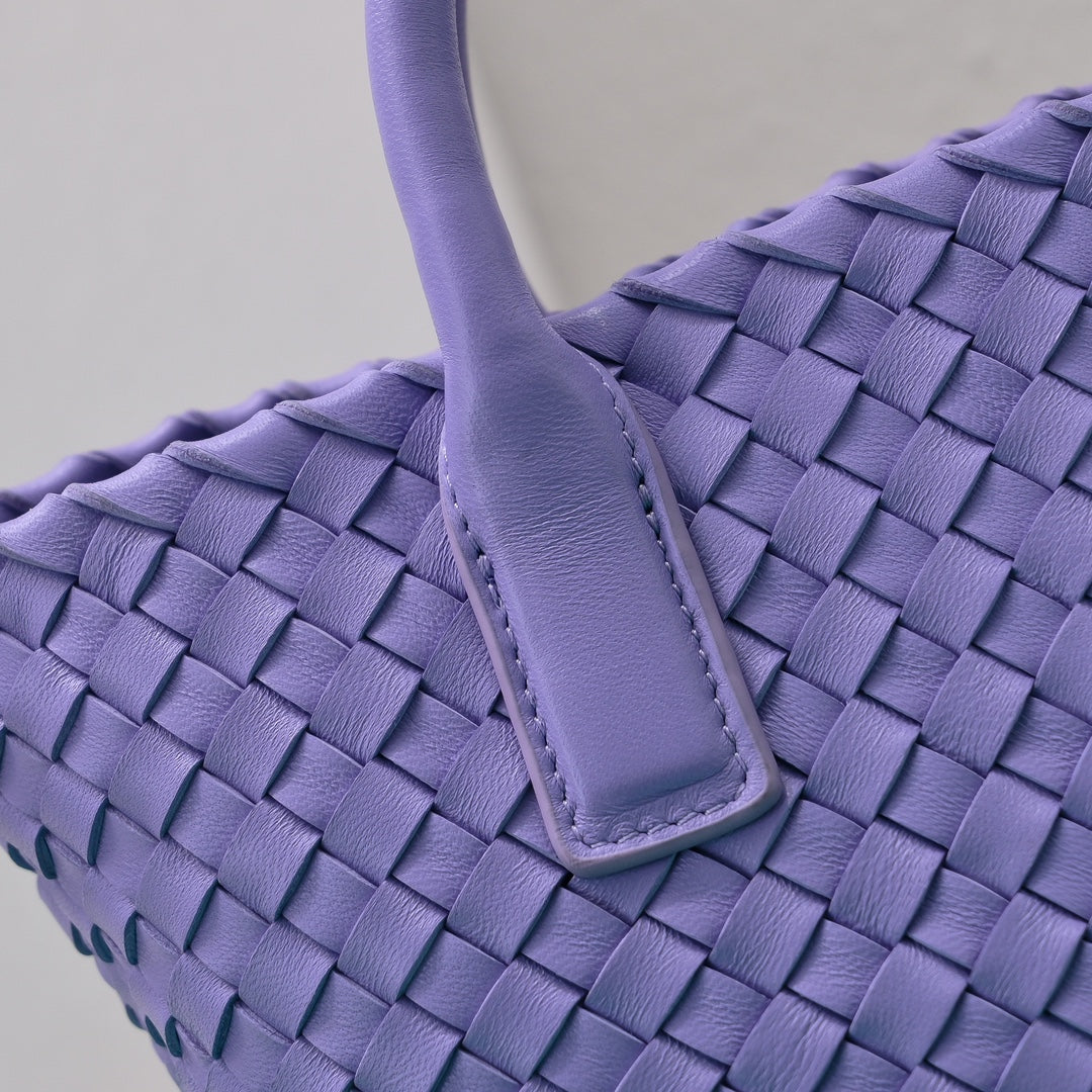 Mini Cabat 20cm Purple Lambskin Ghw