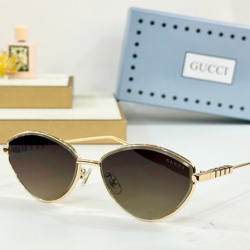 CAT-EYE FRAME SUNGLASSES 5G195 IN METAL