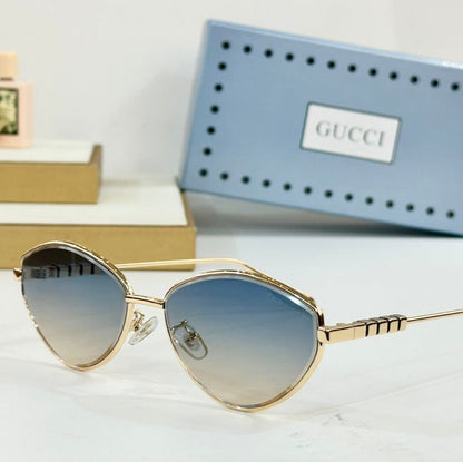 CAT-EYE FRAME SUNGLASSES 5G195 IN METAL