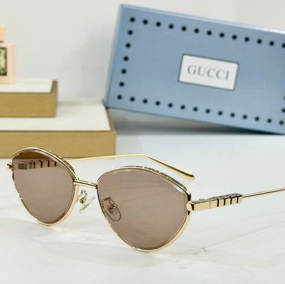 CAT-EYE FRAME SUNGLASSES 5G195 IN METAL