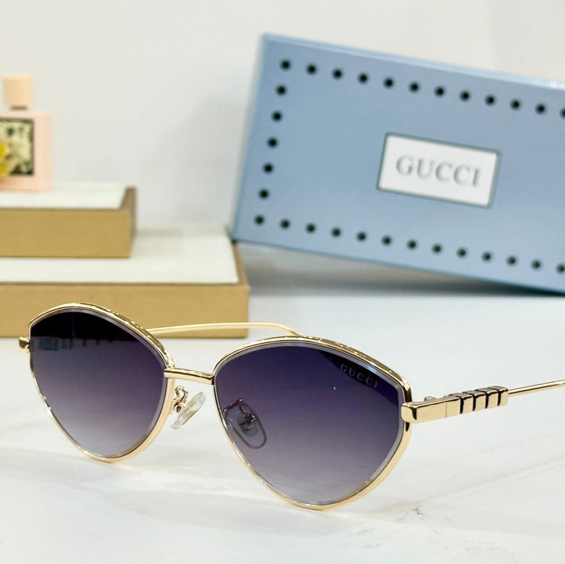 CAT-EYE FRAME SUNGLASSES 5G195 IN METAL