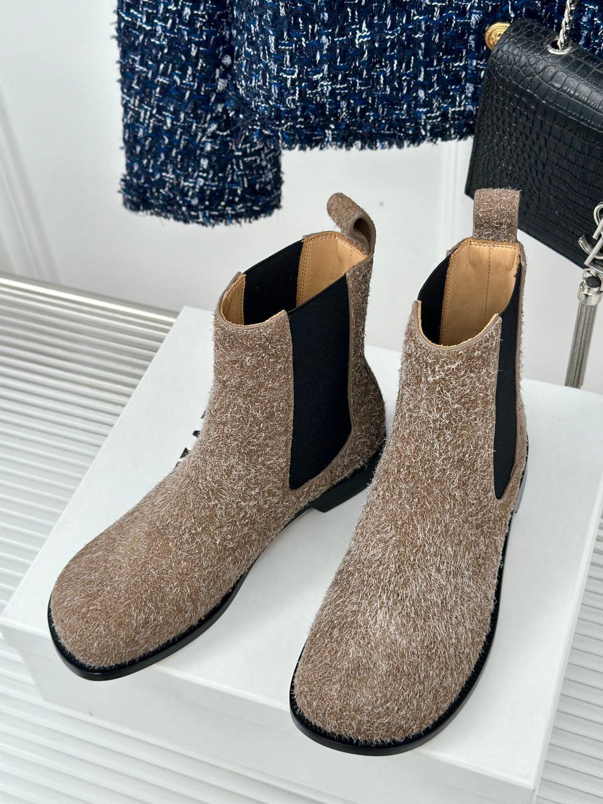LW CAMPO CHELSEA BOOT BROWN BRUSHED SUEDE