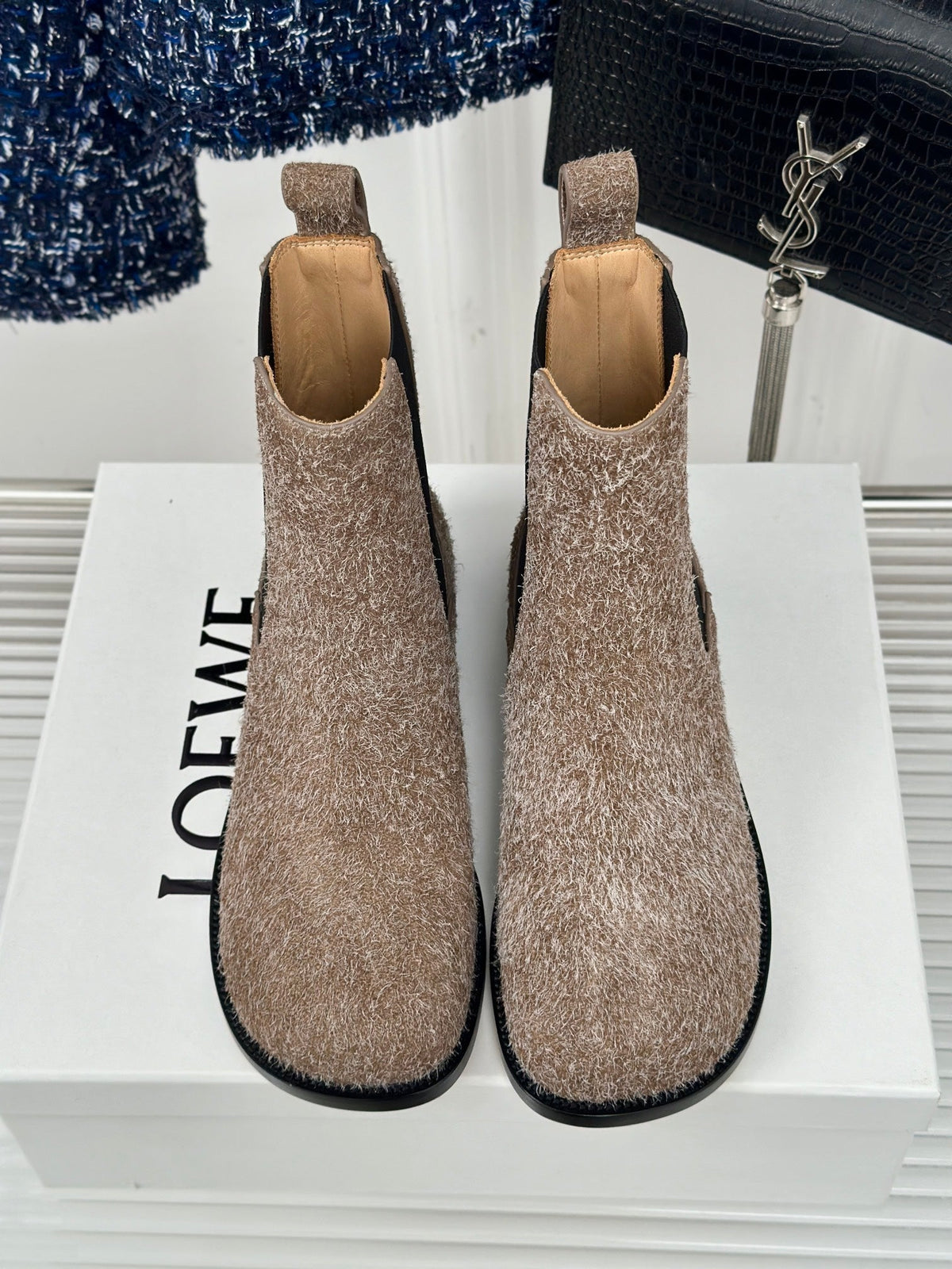 LW CAMPO CHELSEA BOOT BROWN BRUSHED SUEDE