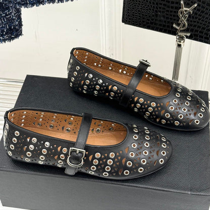 MARY JANE IN BLACK CALFSKIN