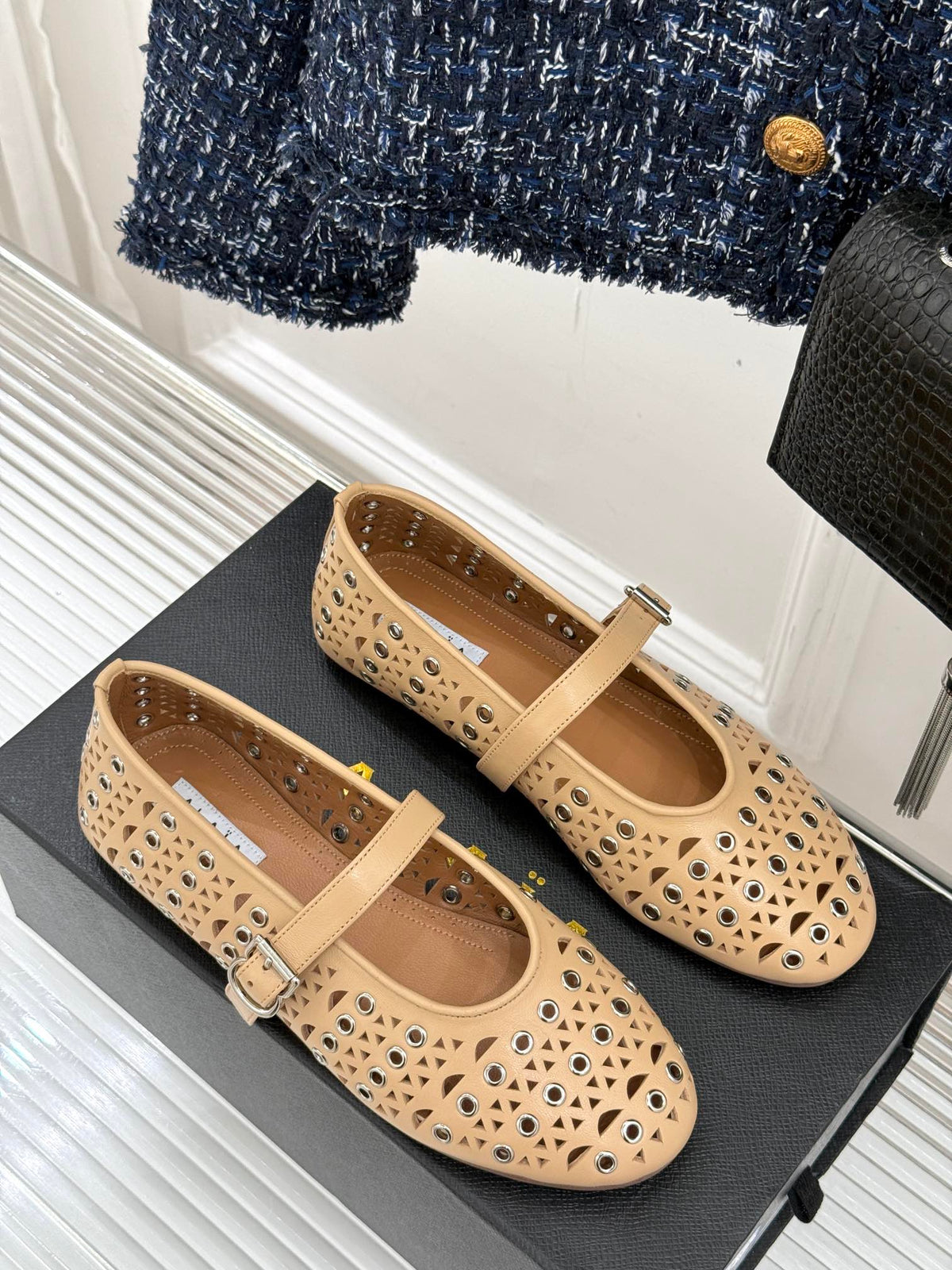 MARY JANE IN SEPIA TAN CALFSKIN