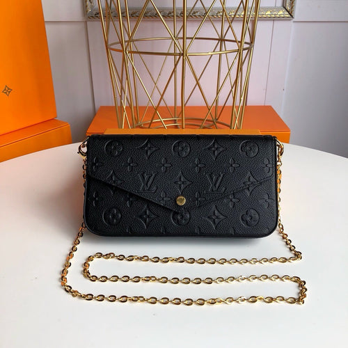 LV Félicie Pochette Bag Black