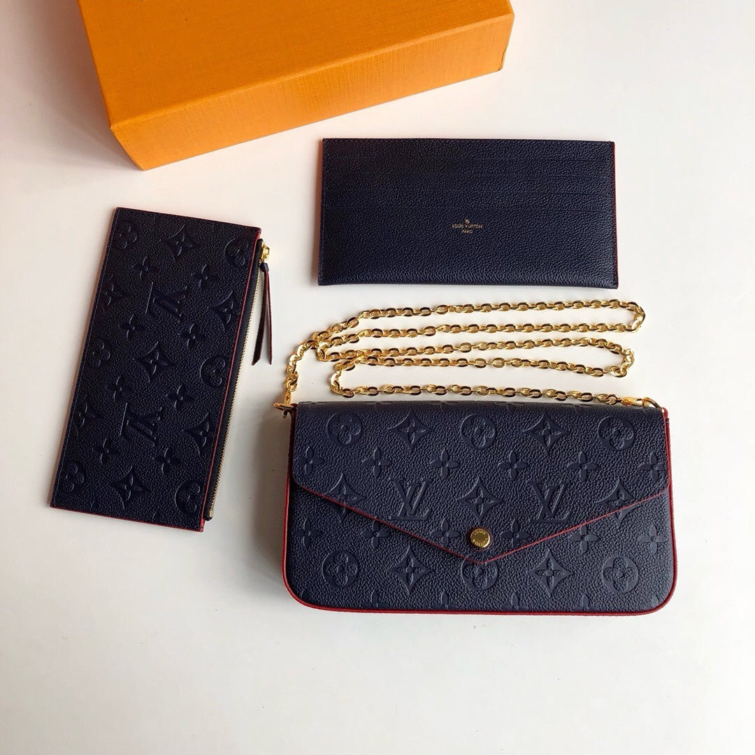 LV Félicie Pochette Bag Black