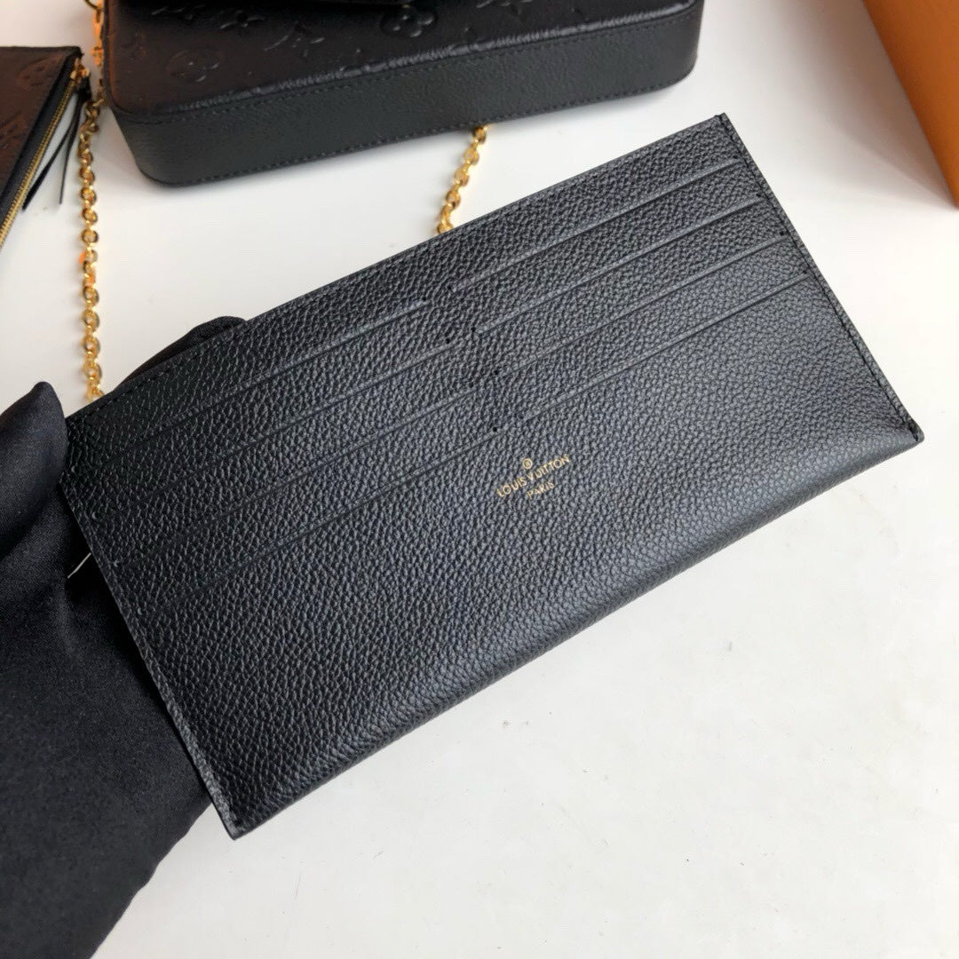LV Félicie Pochette Bag Black