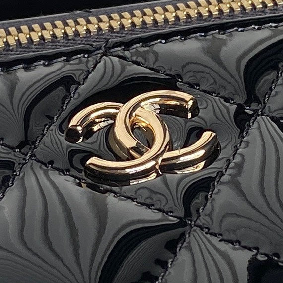 Chanel Long Vanity Case Gold Hardware