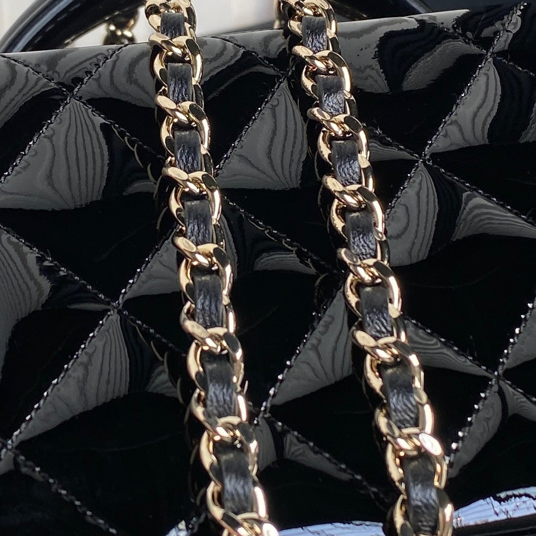 Chanel Long Vanity Case Gold Hardware