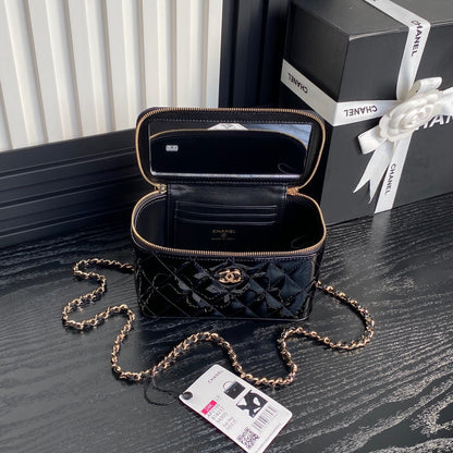 Chanel Long Vanity Case Gold Hardware