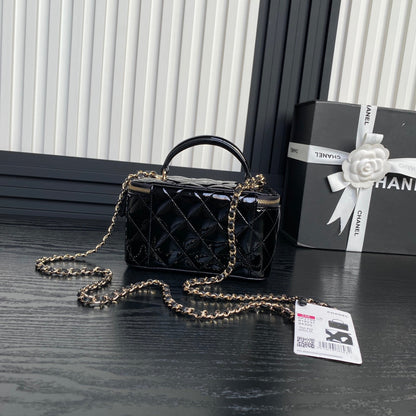 Chanel Long Vanity Case Gold Hardware