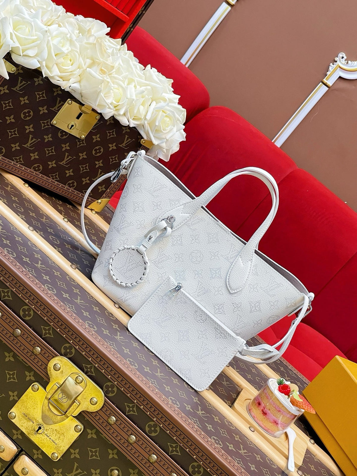 Louis Vuitton Blossom PM Mahina leather 2-way shoulder bag