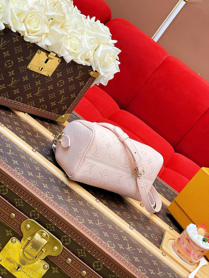 Louis Vuitton Speedy 20 in pink Monogram Empreinte