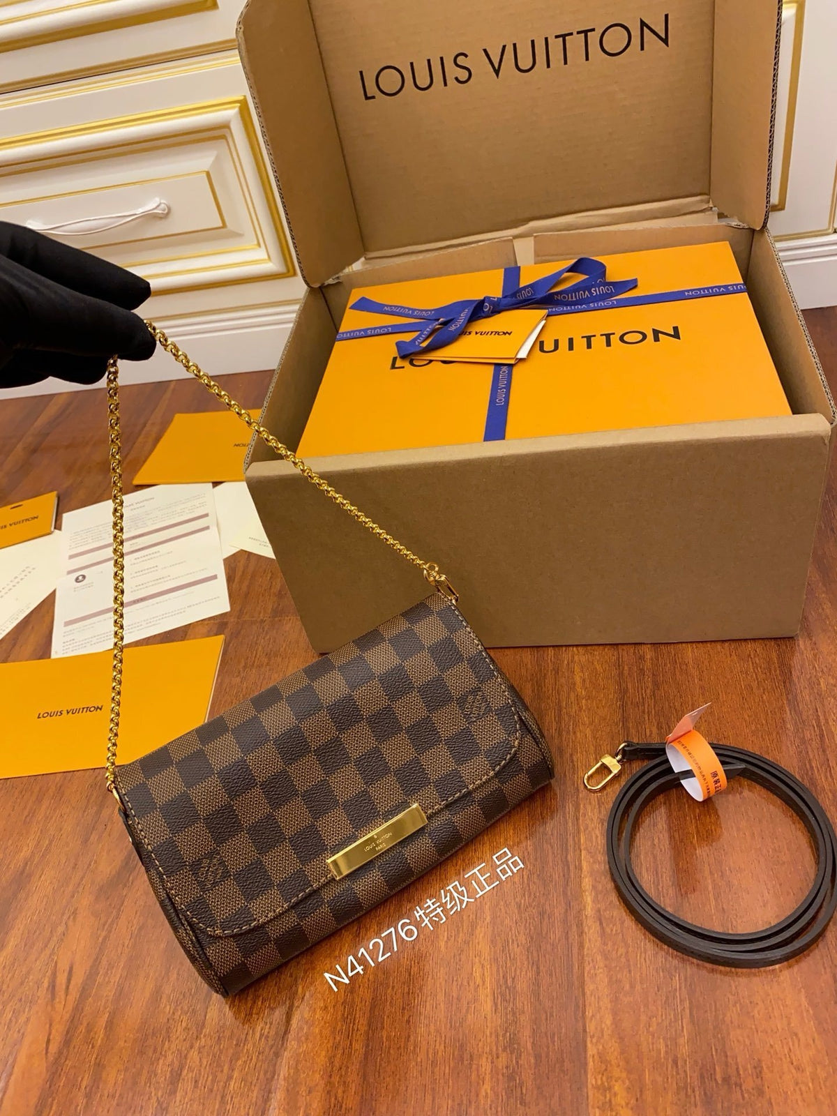 Louis Vuitton Damier Ebene Favorite PM bag