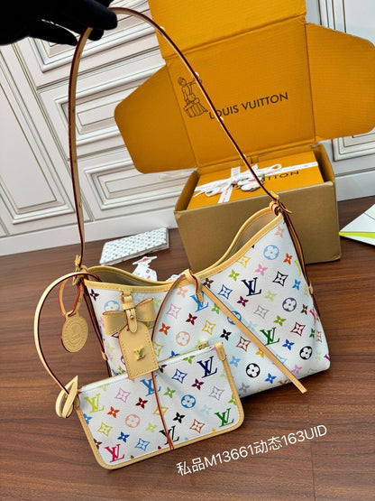 Louis Vuitton x Takashi Murakami CarryAll PM bag