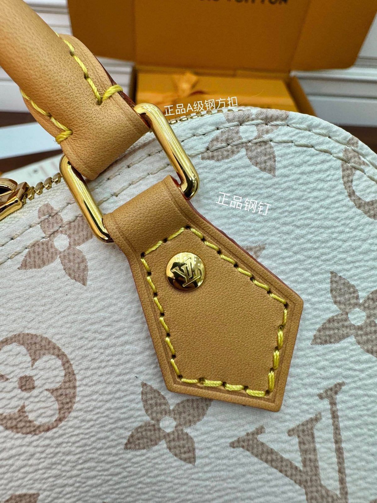 Louis Vuitton Nano Alma handbag in Monogram Dune canvas