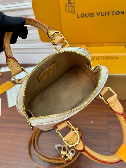 Louis Vuitton Nano Alma handbag in Monogram Dune canvas