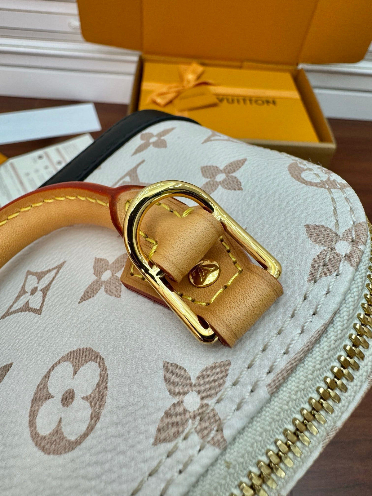 Louis Vuitton Nano Alma handbag in Monogram Dune canvas