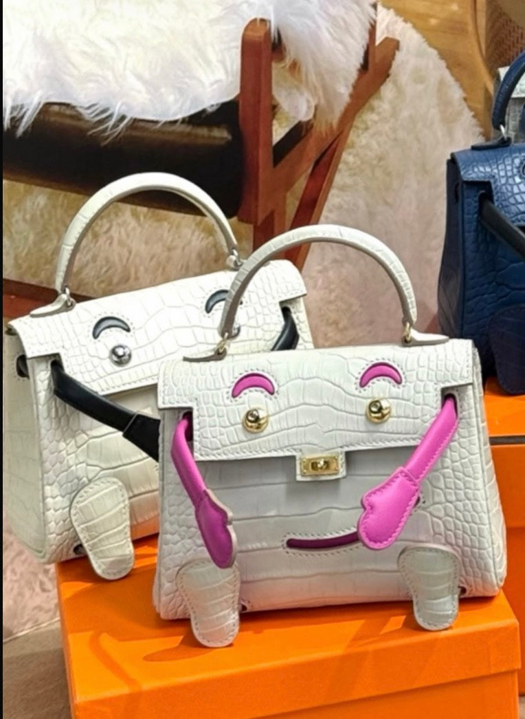 Hermès Kelly Doll Crocodile Real Gold Hardware