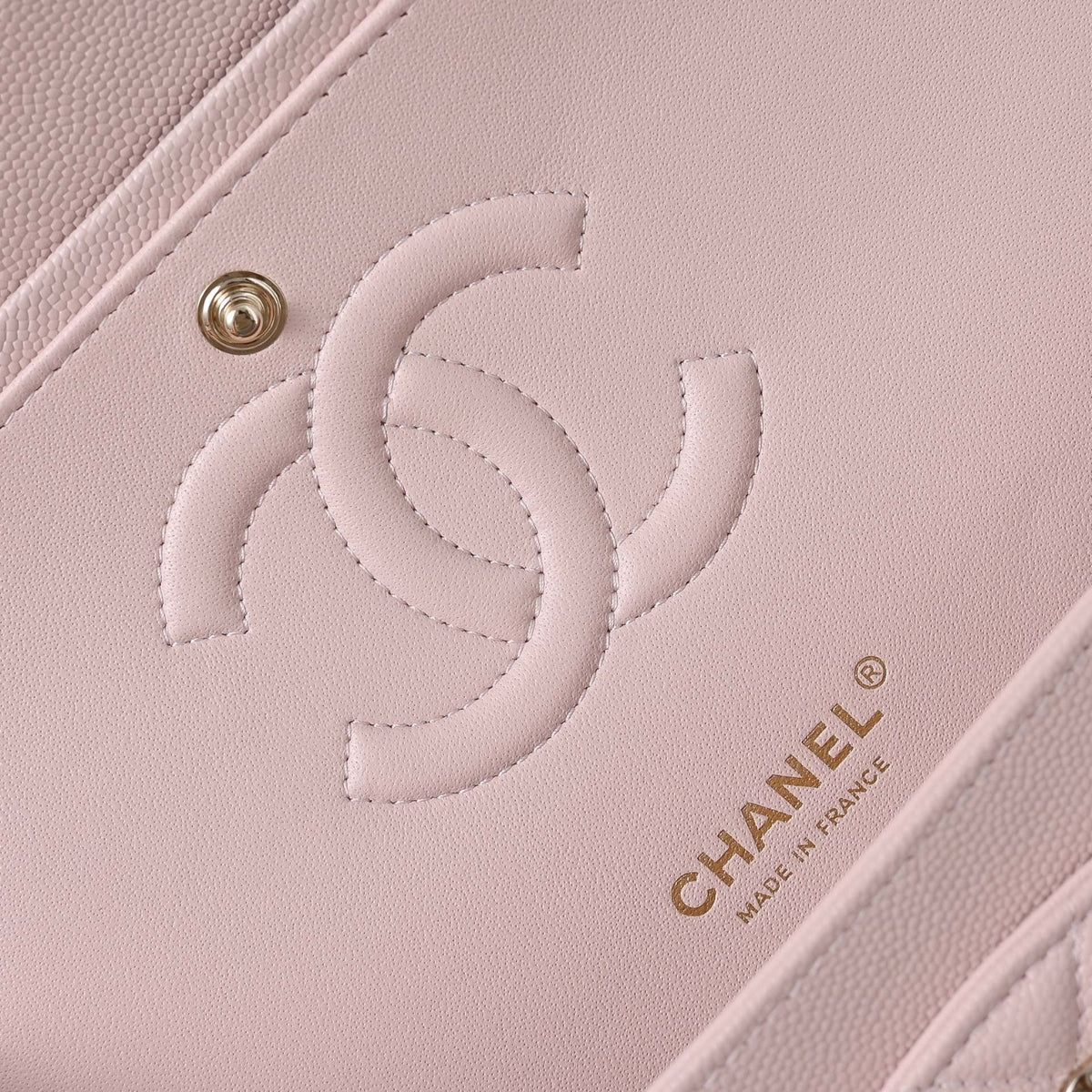 Chanel Classic Flap Medium Light Pink Sliver Hardware
