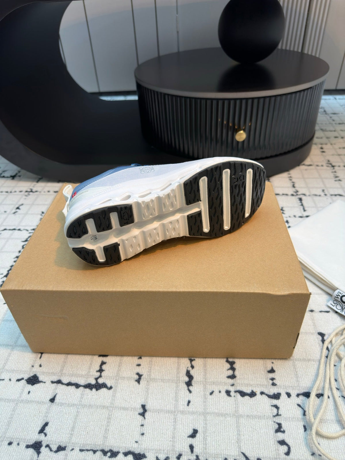 LW CLOUDTILT 2.0 SNEAKER WHITE AND BLUE POLYESTER