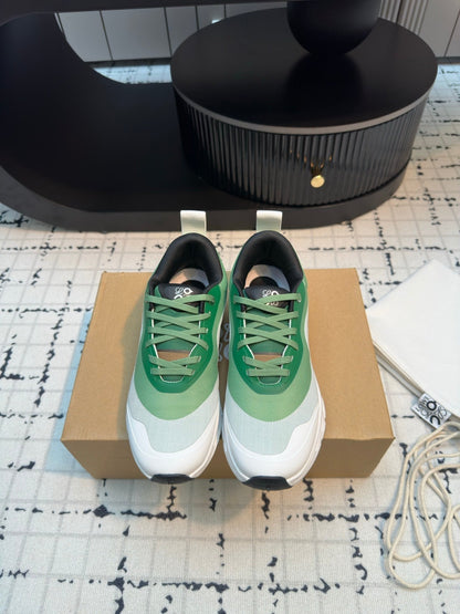LW CLOUDTILT 2.0 SNEAKER WHITE AND GREEN POLYESTER