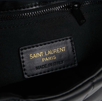Saint Laurent Puffer Loulou medium shoulder bag in black