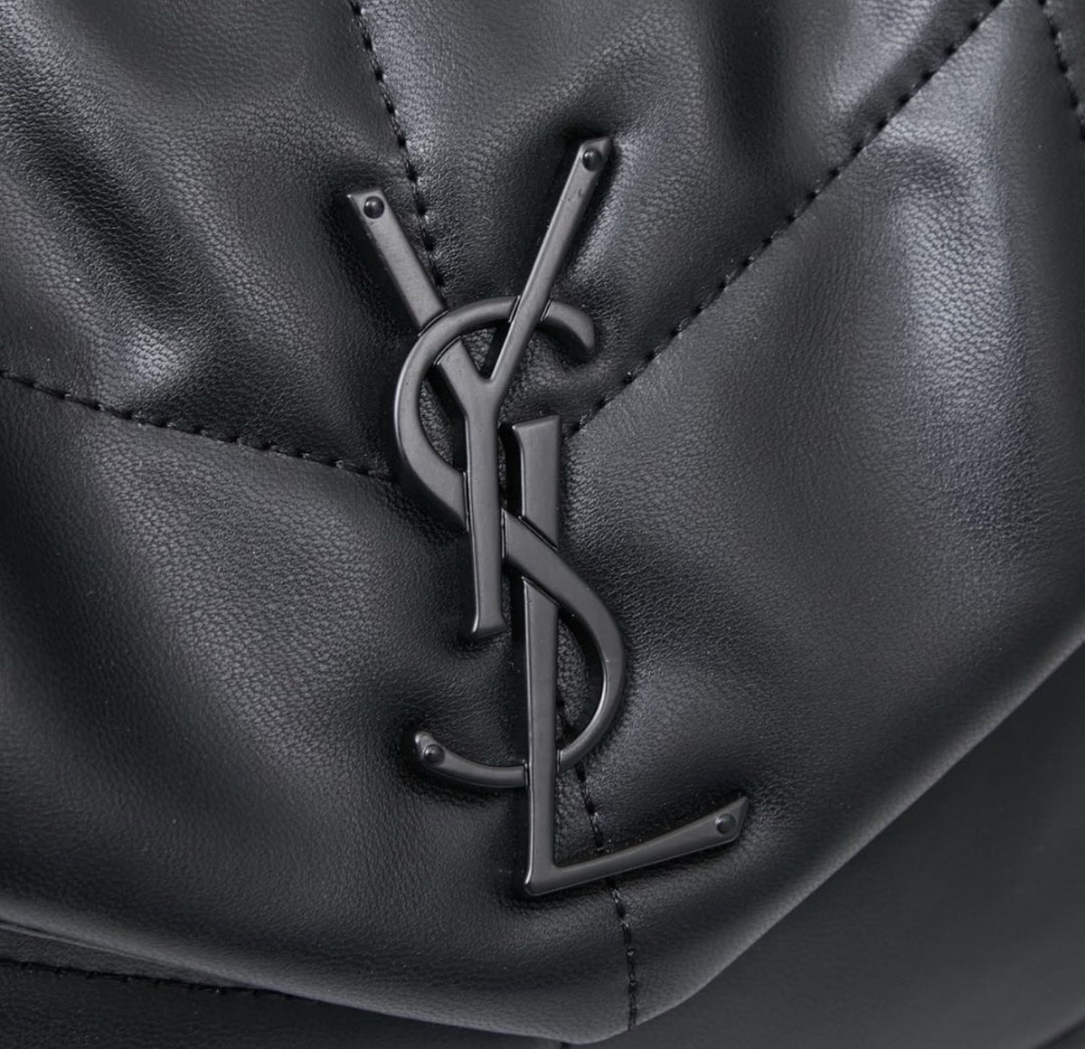 Saint Laurent Puffer Loulou medium shoulder bag in black