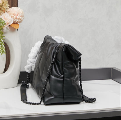 Saint Laurent Puffer Loulou medium shoulder bag in black
