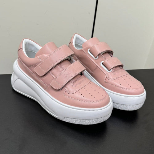 ACNE STUDIO SNEAKER IN SALMON PINK LAMBSKIN