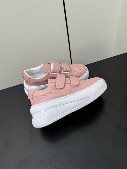 ACNE STUDIO SNEAKER IN SALMON PINK LAMBSKIN