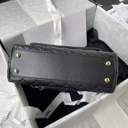 Chanel Coco Small Black with Gold Hardware