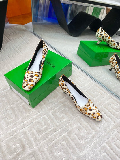 BOOGIE JAGUAR-PRINTED CALF HAIR PUMPS 45 MM LEOPARD PATTERN