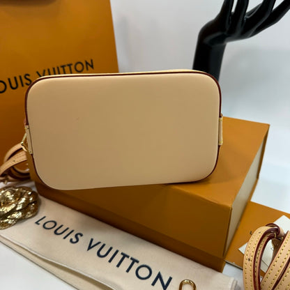 Louis Vuitton Alma backpack in the signature brown monogram canvas