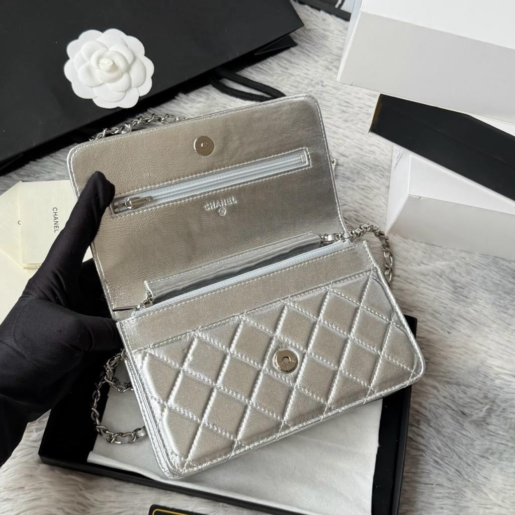Chanel WOC sliver