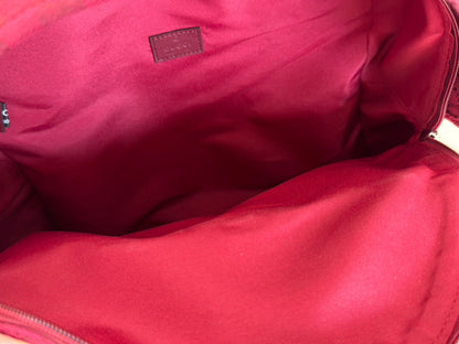 MEDIUM BACKPACK 40 IN ROSSO ANCORA RED GG CANVAS