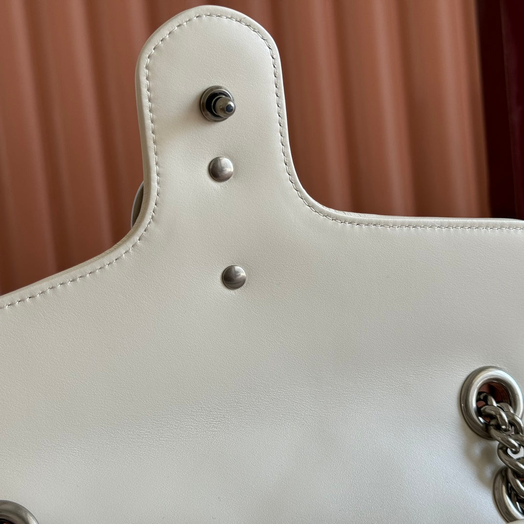 MARMONT SMALL SHOULDER BAG 26 IN OFF WHITE LAMBSKIN