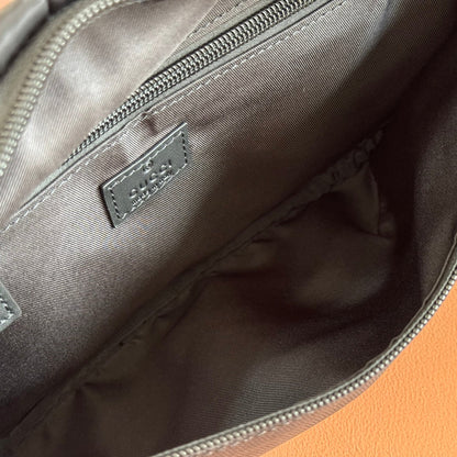 LARGE BELT BAG 32 IN BLACK GG NYLON