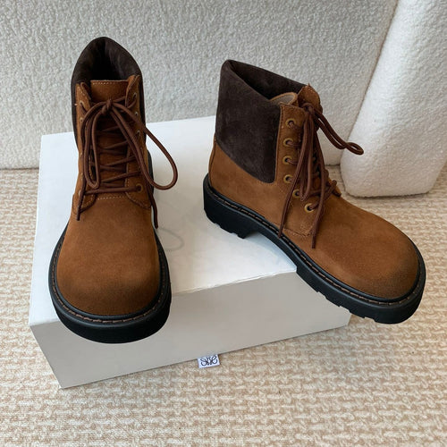LW SIERRA COMBAT BOOT CARAMEL SUEDE