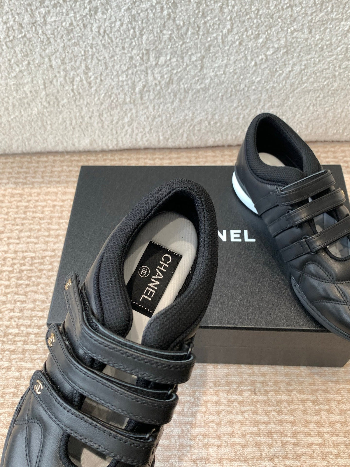 MARY JANE SNEAKERS IN BLACK LAMBSKIN