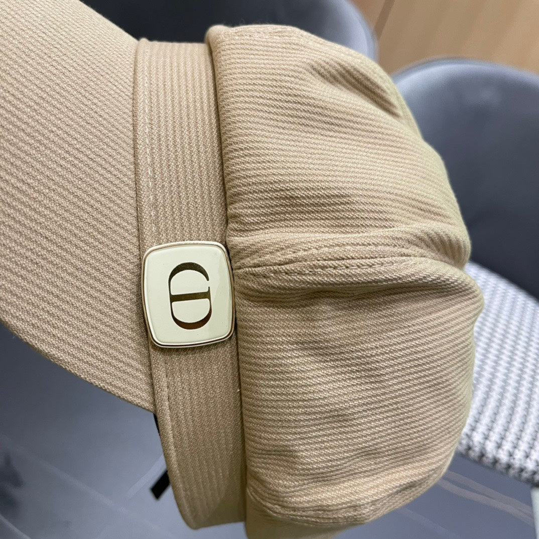 BAKER BOY HAT IN COSMIC LATTE BEIGE COTTON 429849