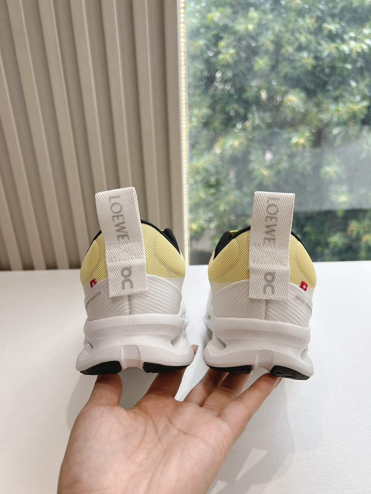 LW CLOUDTILT 2.0 SNEAKER WHITE AND YELLOW POLYESTER