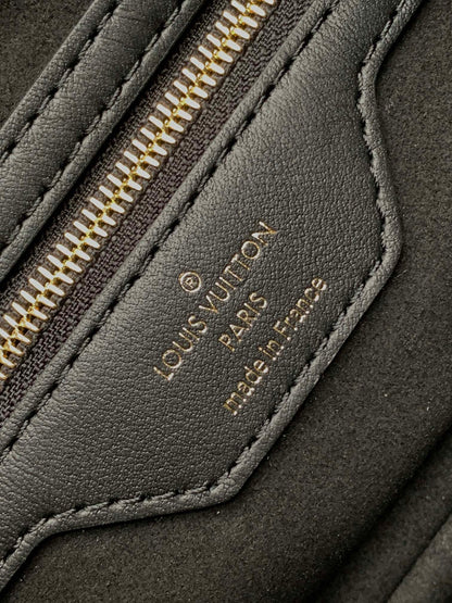 TWINNY BAG 29 IN BROWN MONOGRAM CANVAS AND CALFSKIN