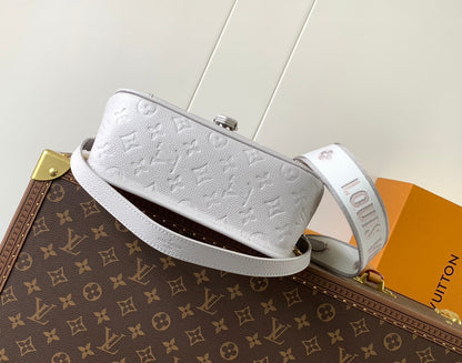 DIANE 24 IN GREY MONOGRAM EMPREINTE LEATHER