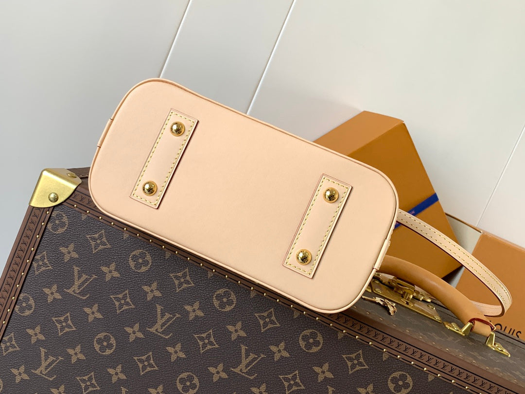 ALMA BB BAG 23 IN COLORFUL MONOGRAM COWHIDE GOLD-TONE HARDWARE