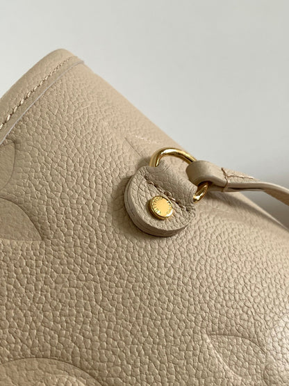 LV NEVERFULL 32 LIGHT BEIGE MONOGRAM EMPREINTE LEATHER