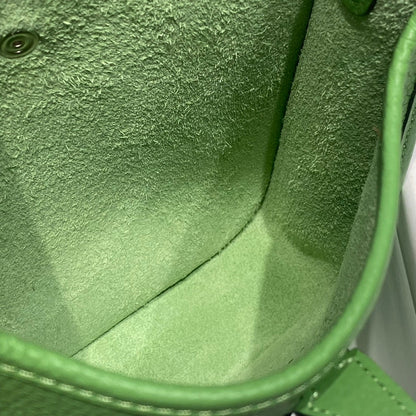 MINI NEO 18 EVELYNE BAG IN LIGHT GREEN GRAINED CALFSKIN