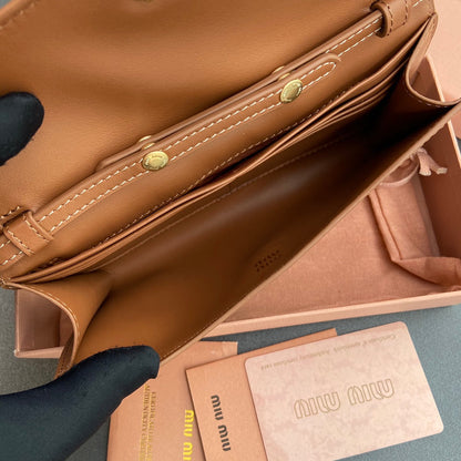 MICRO BAG 19 IN BRONZE BROWN SMOOTH CALFSKIN
