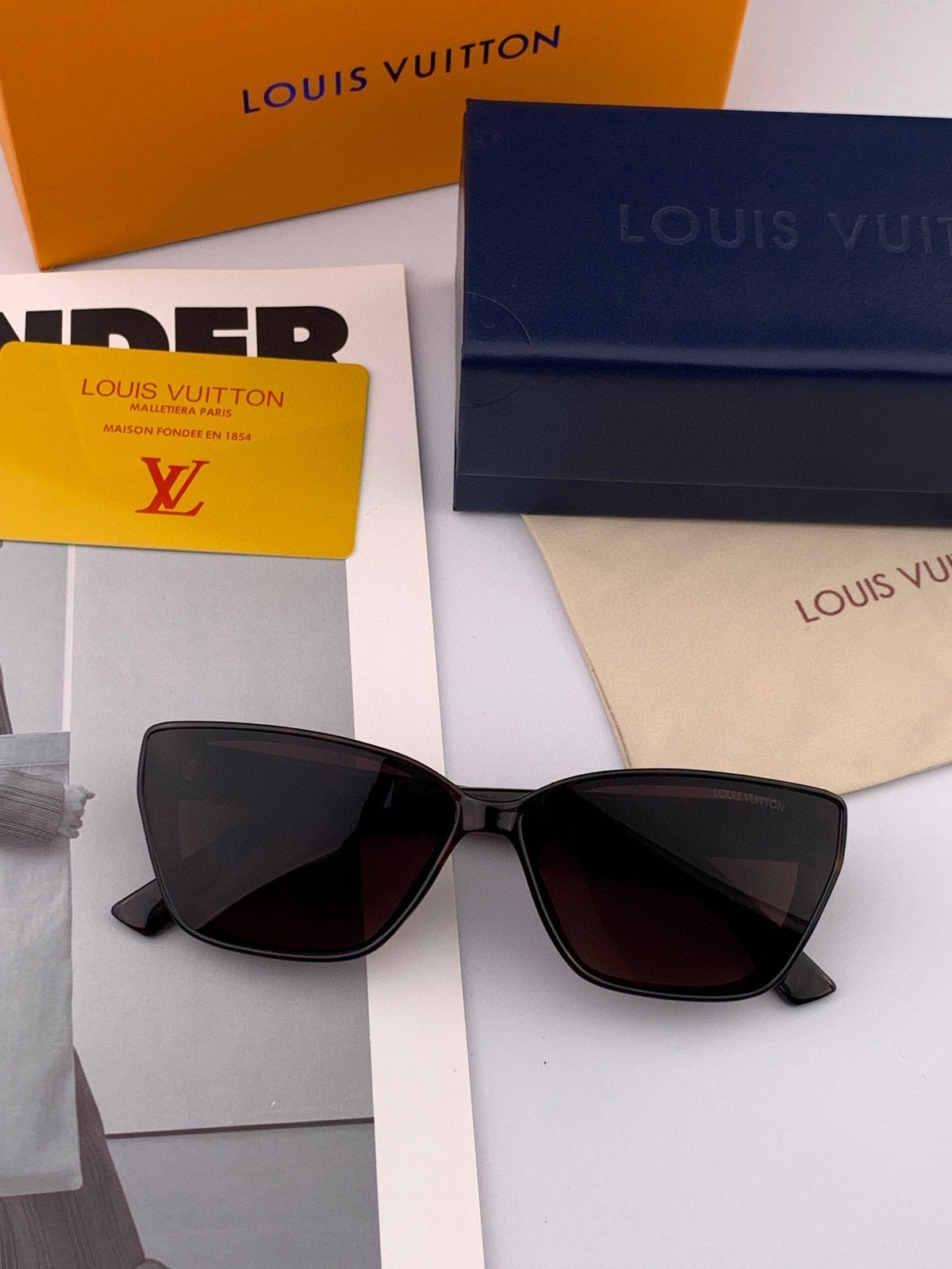 CAT EYE SUNGLASSES L0552 IN ACETATE